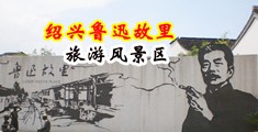 两个黑鸡巴爆操一个逼视频中国绍兴-鲁迅故里旅游风景区